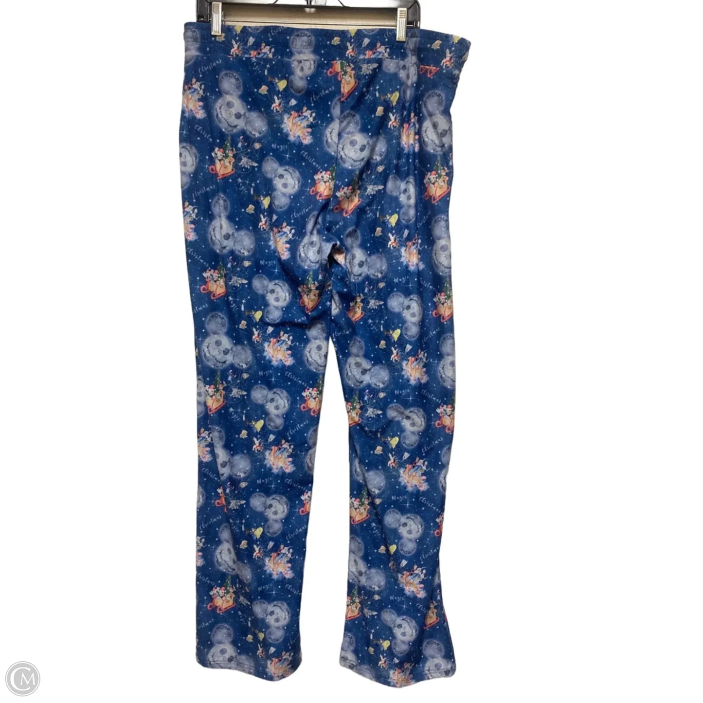 Pajama Pants By Clothes Mentor In Blue, Size: Xl