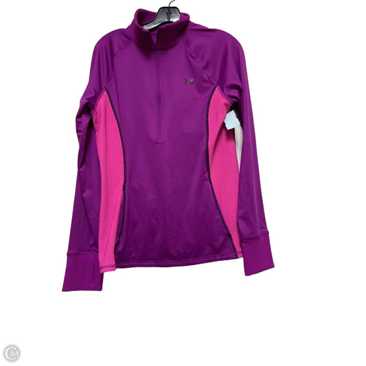 Athletic Jacket By Under Armour In Purple, Size: M