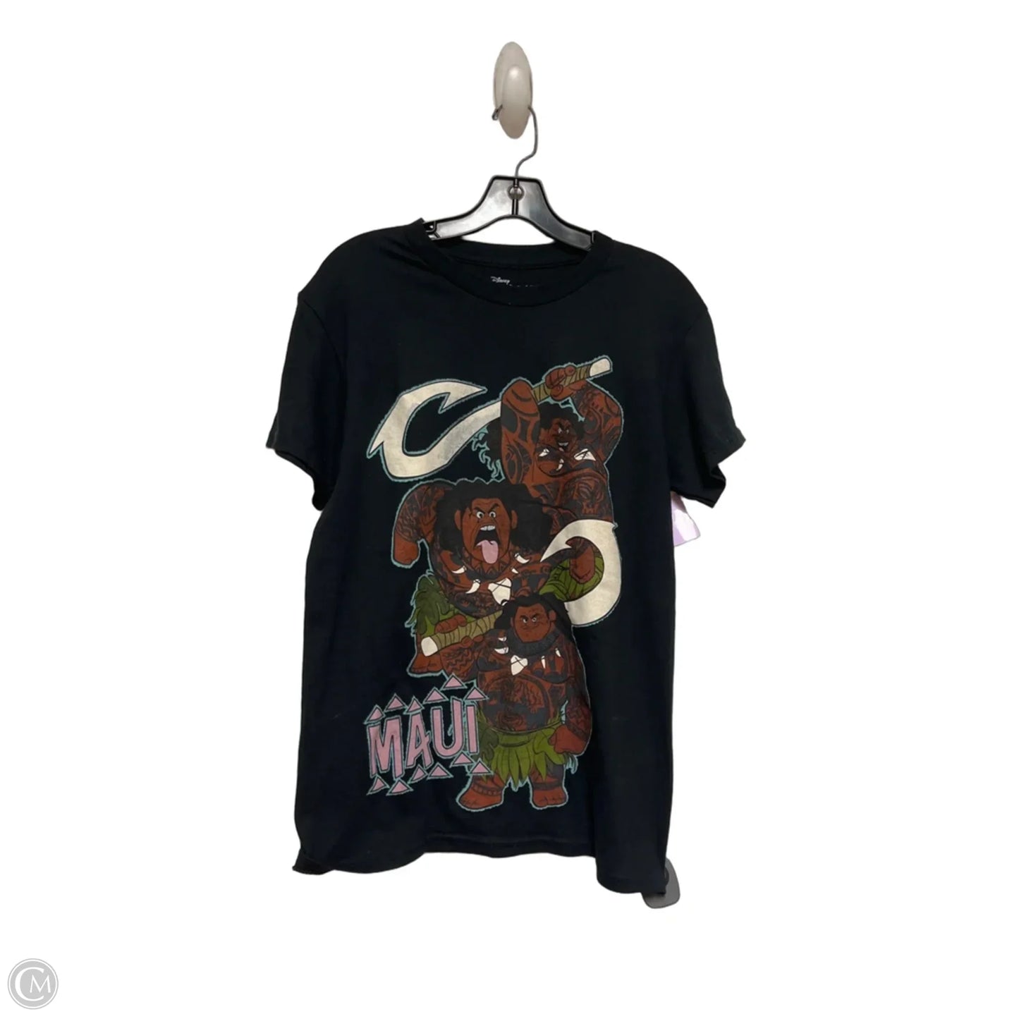 Top Short Sleeve Basic By Disney In Black, Size: S
