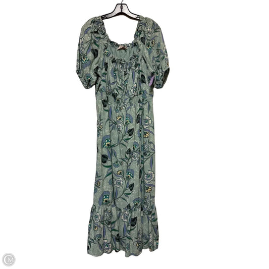 Dress Casual Maxi By Loft In Green, Size: L