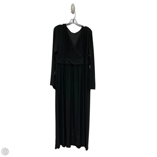Dress Casual Maxi By Clothes Mentor In Black, Size: 2x