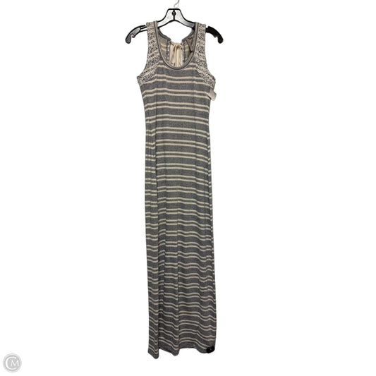Dress Casual Maxi By Guess In Blue & Cream, Size: S