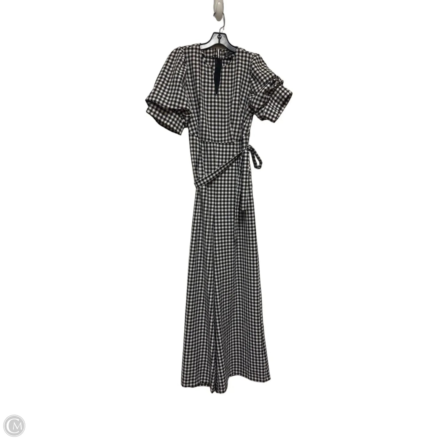 Dress Casual Maxi By New York And Co In Checkered Pattern, Size: L