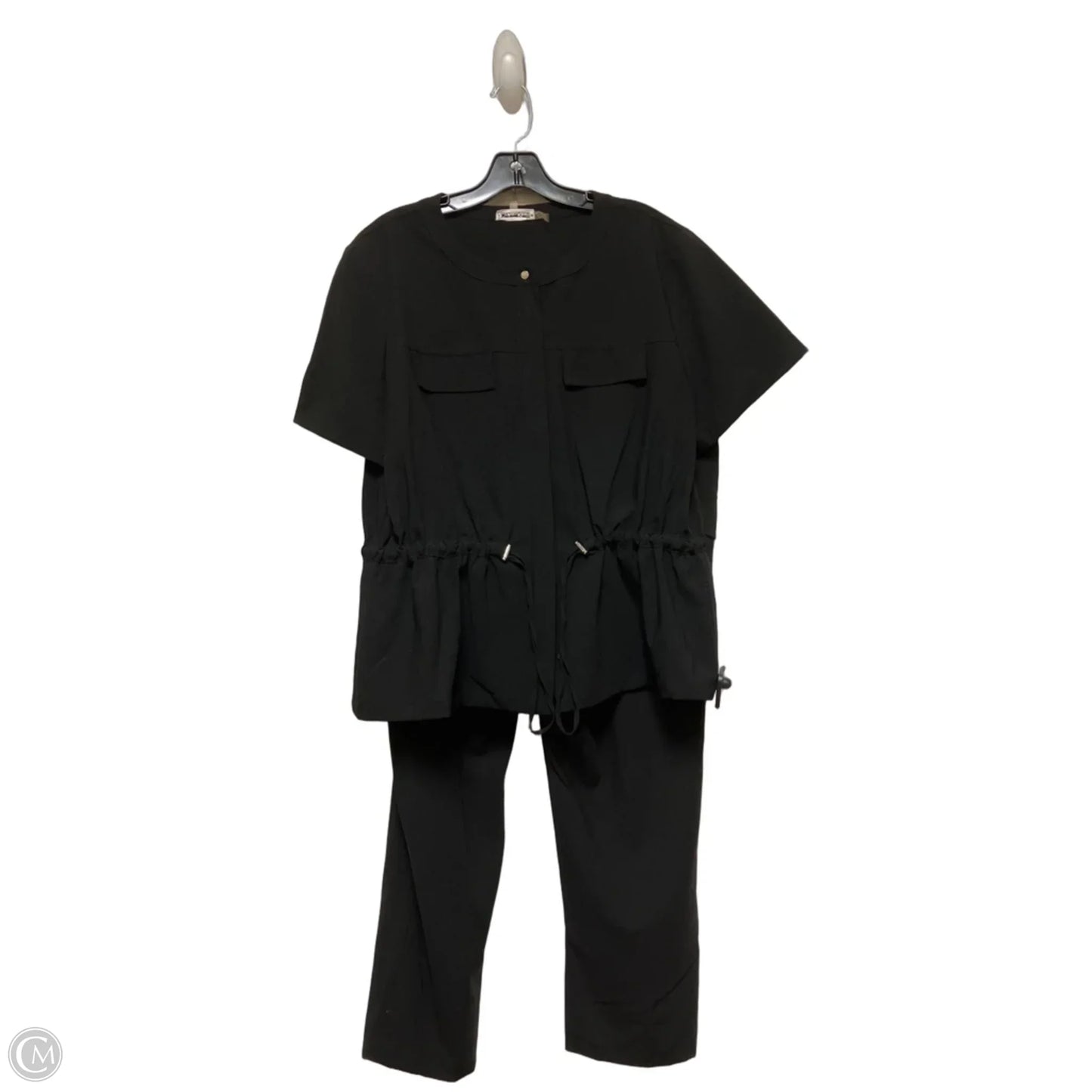 Pants Set 2pc By Calvin Klein In Black, Size: 16
