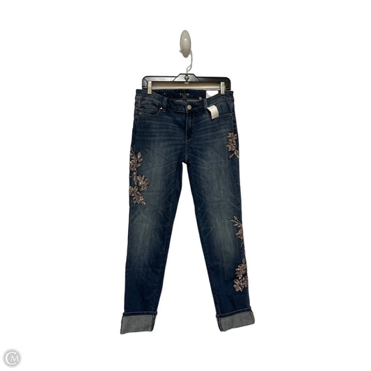 Jeans Straight By White House Black Market In Blue Denim, Size: 6