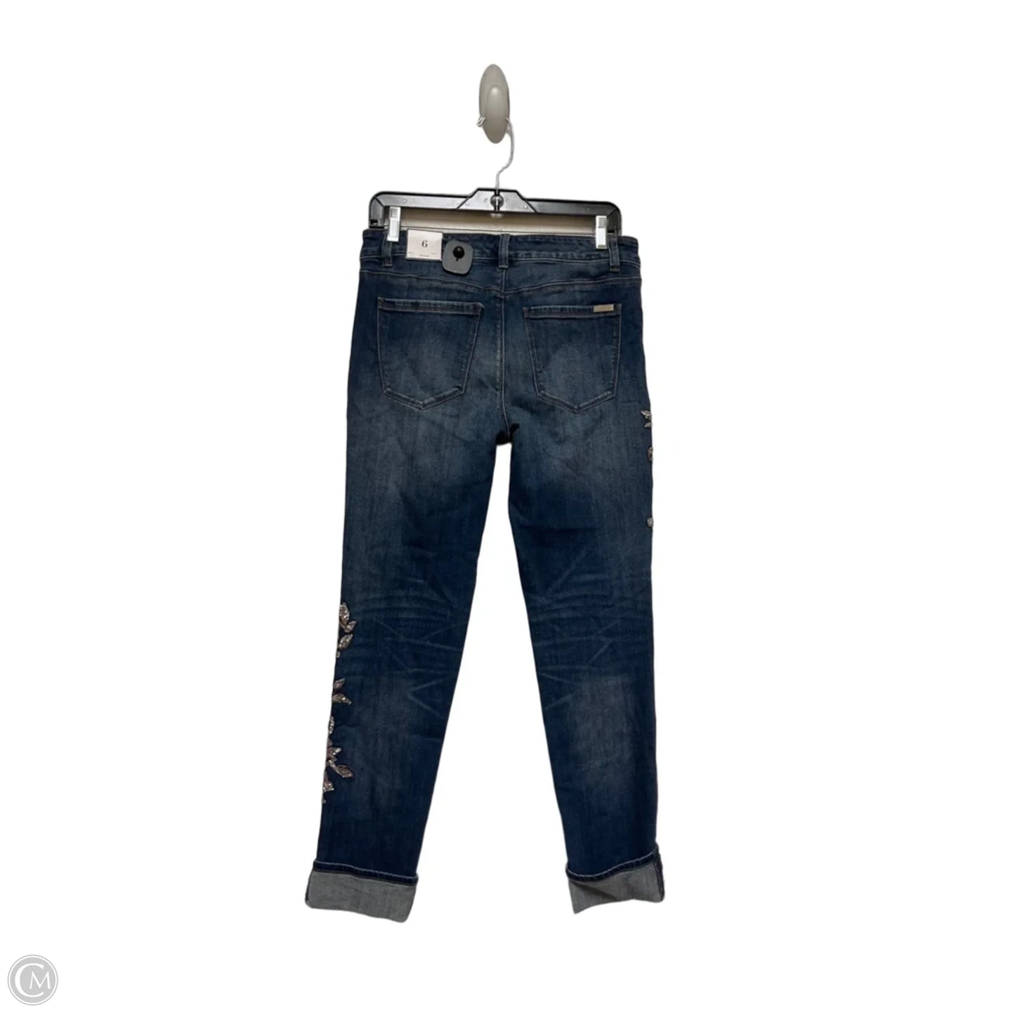 Jeans Straight By White House Black Market In Blue Denim, Size: 6