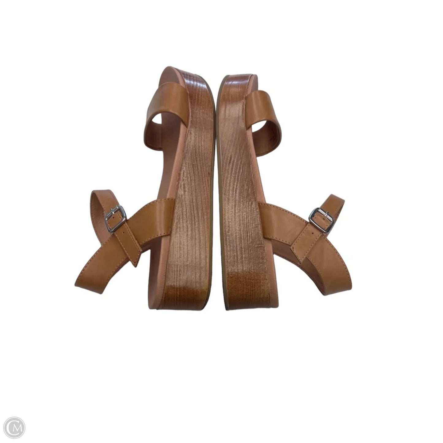 Sandals Flats By Amazon Essentials In Tan, Size: 9