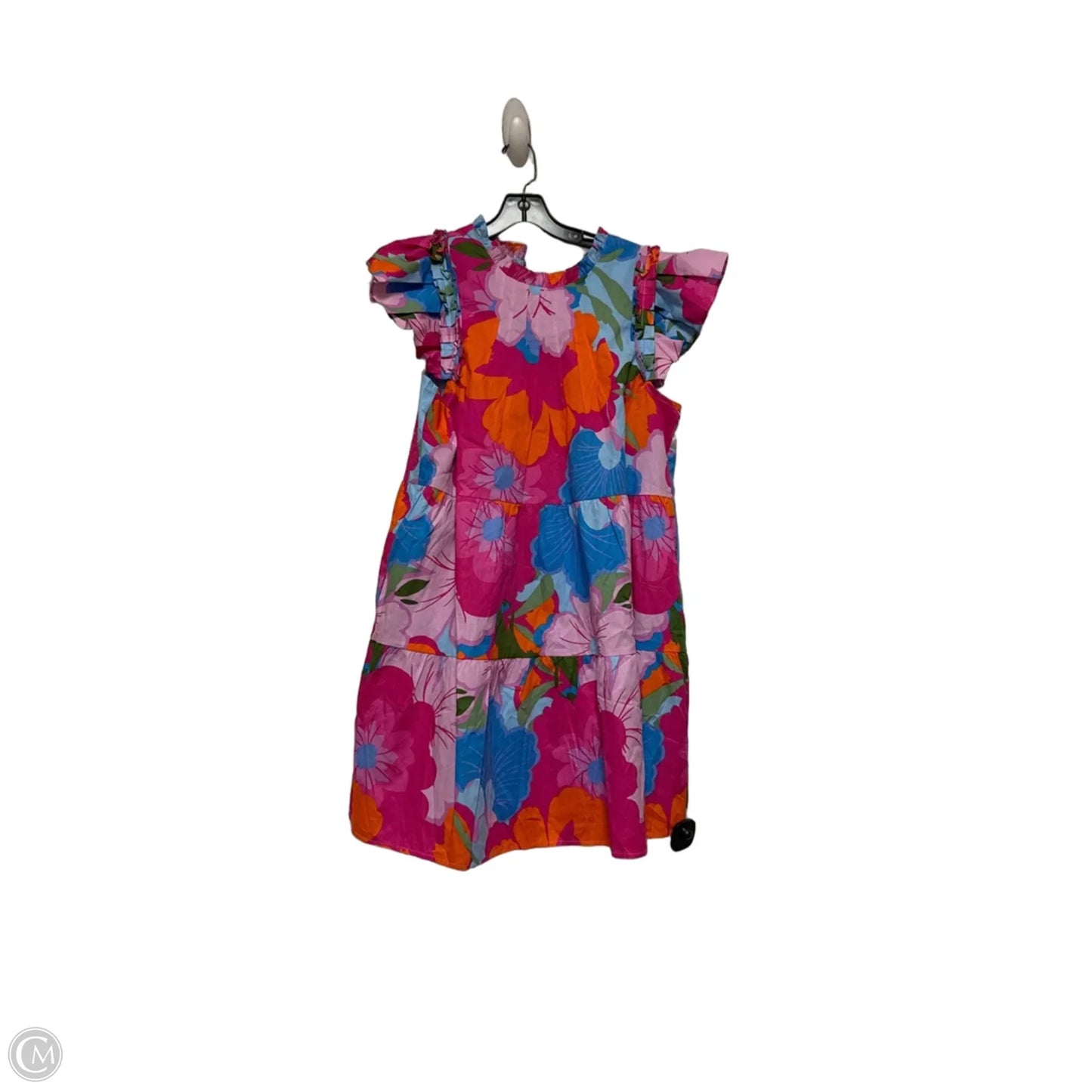 Dress Casual Short By Sugar Lips In Floral Print, Size: M