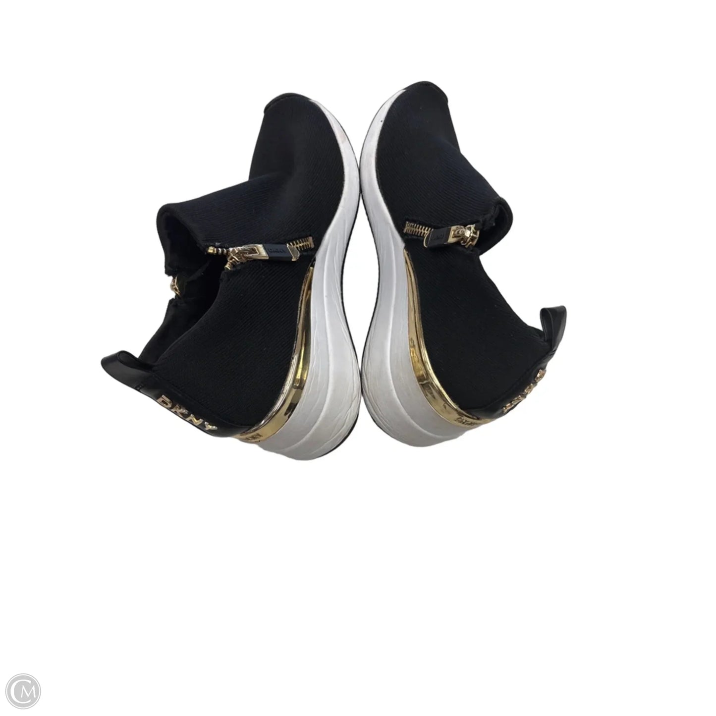 Shoes Sneakers By Dkny In Black & White, Size: 8.5