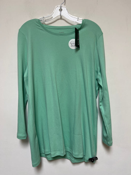 Top Long Sleeve By Kim Rogers  Size: Xl