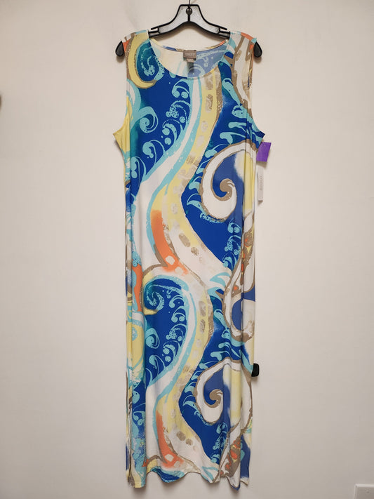 Multi-colored Dress Casual Maxi Chicos, Size 2x