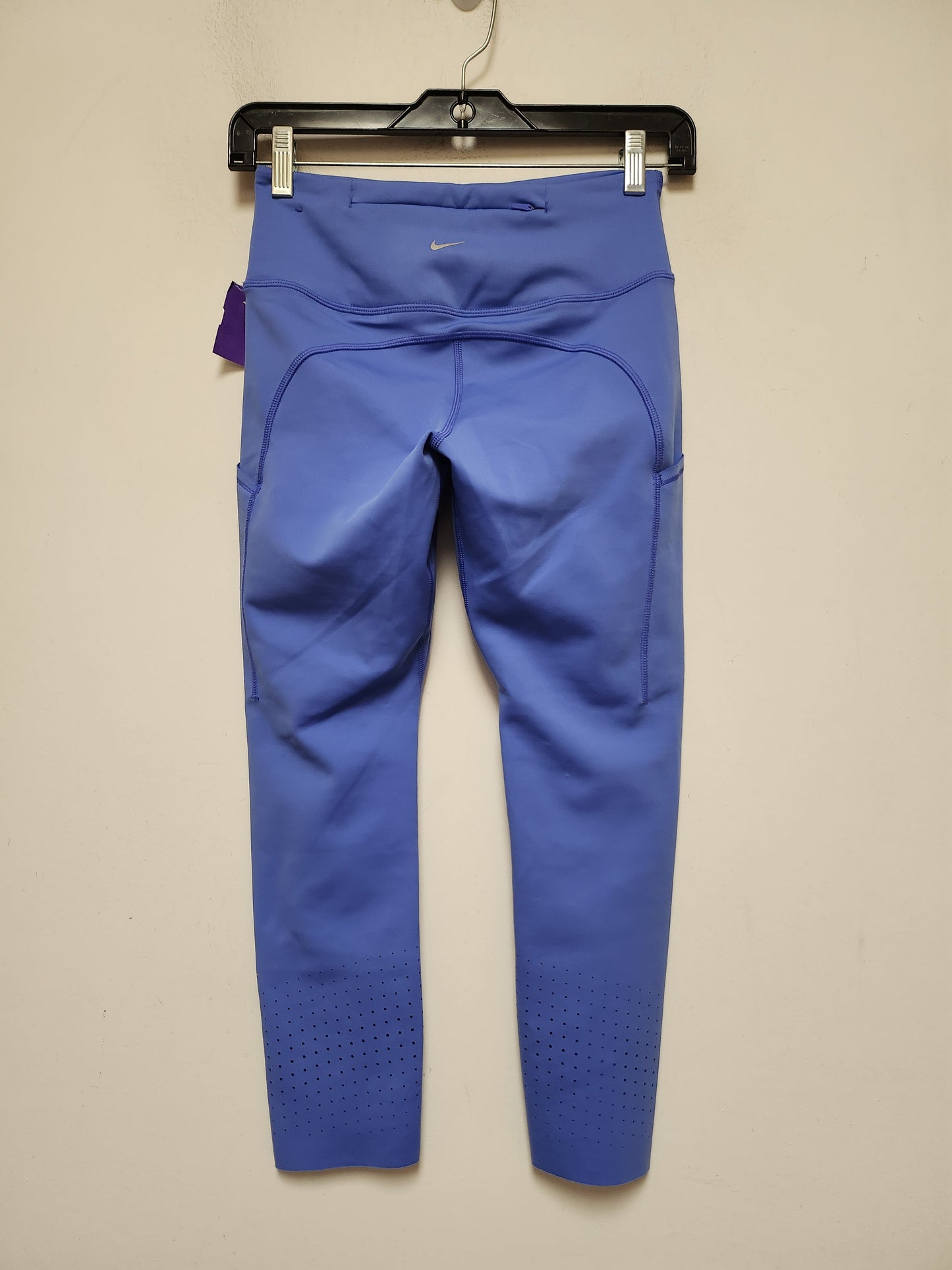 Blue Athletic Leggings Nike Apparel, Size S