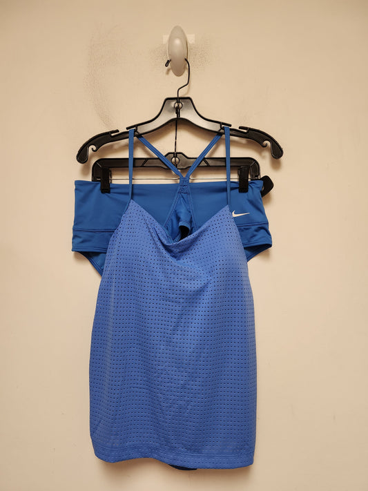 Blue Swimsuit 2pc Nike Apparel, Size L