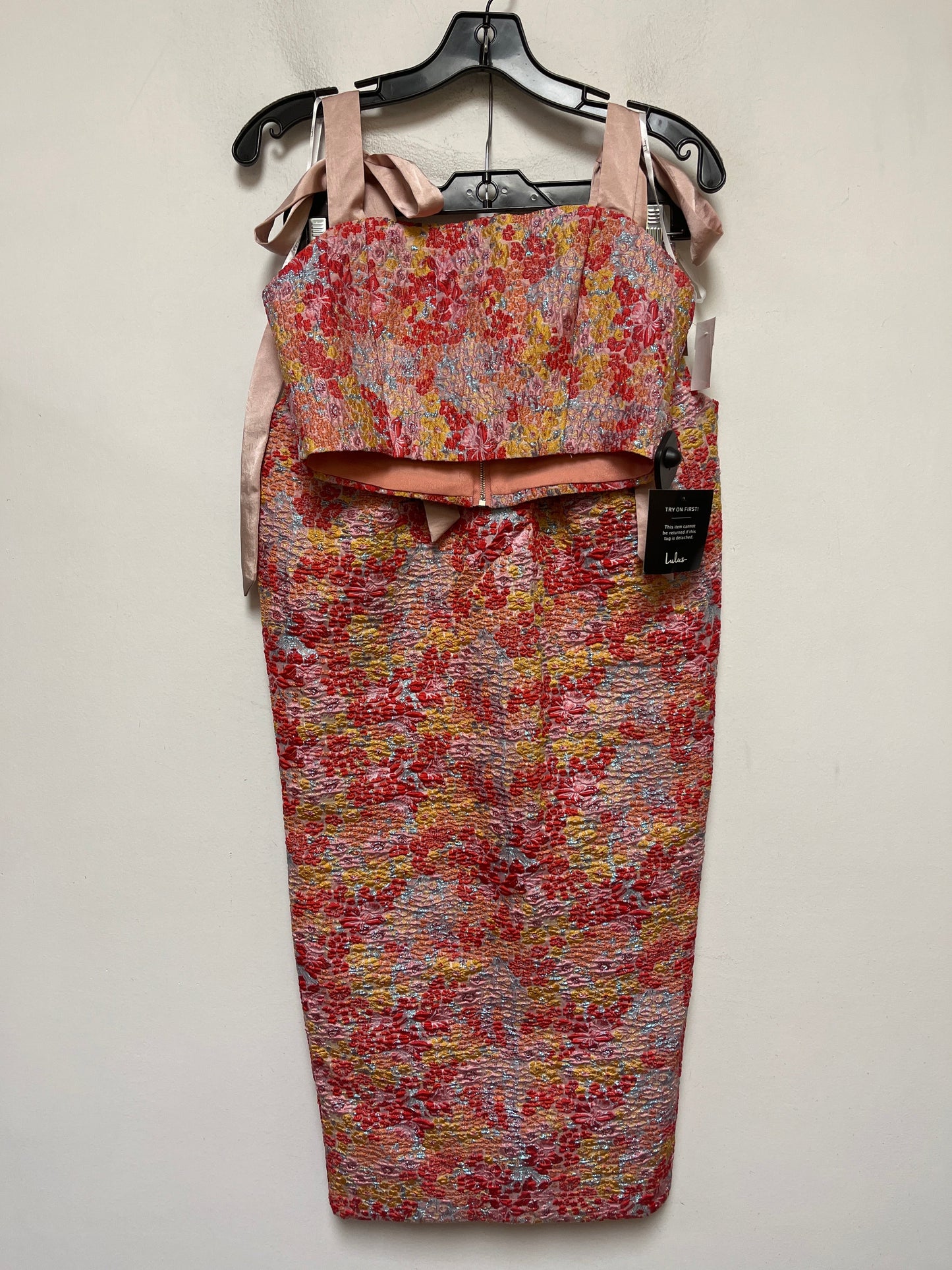 Floral Print Skirt Set 2pc Lulus, Size 2