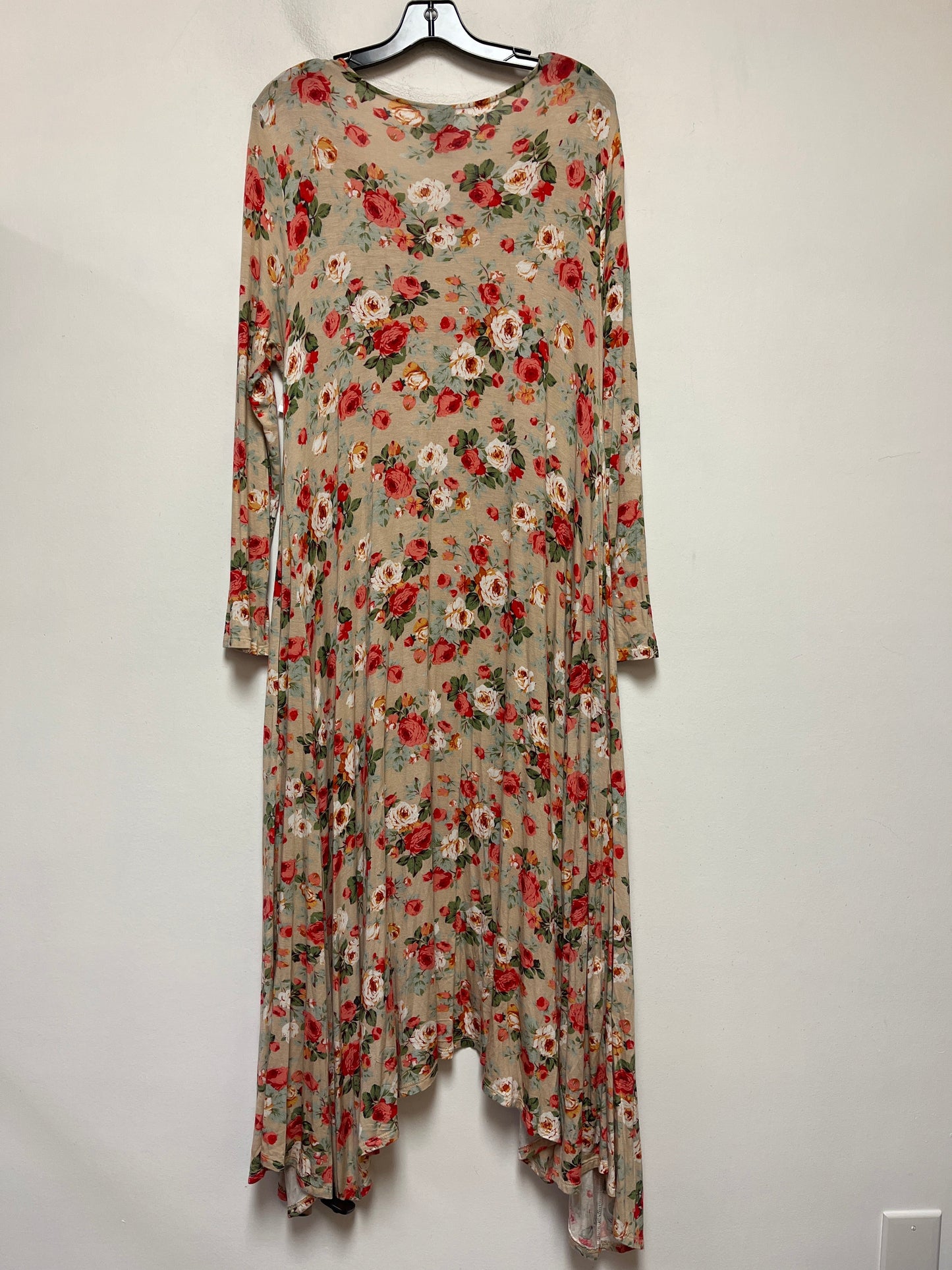 Floral Print Dress Casual Maxi Agnes & Dora, Size Xl