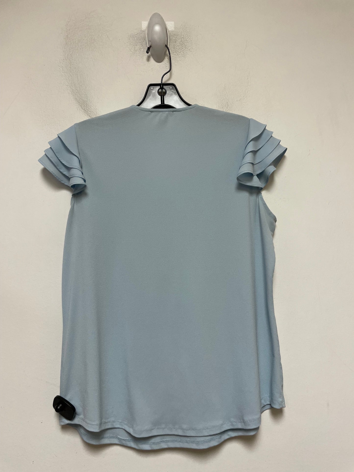 Top Short Sleeve By Adrianna Papell In Blue, Size: M