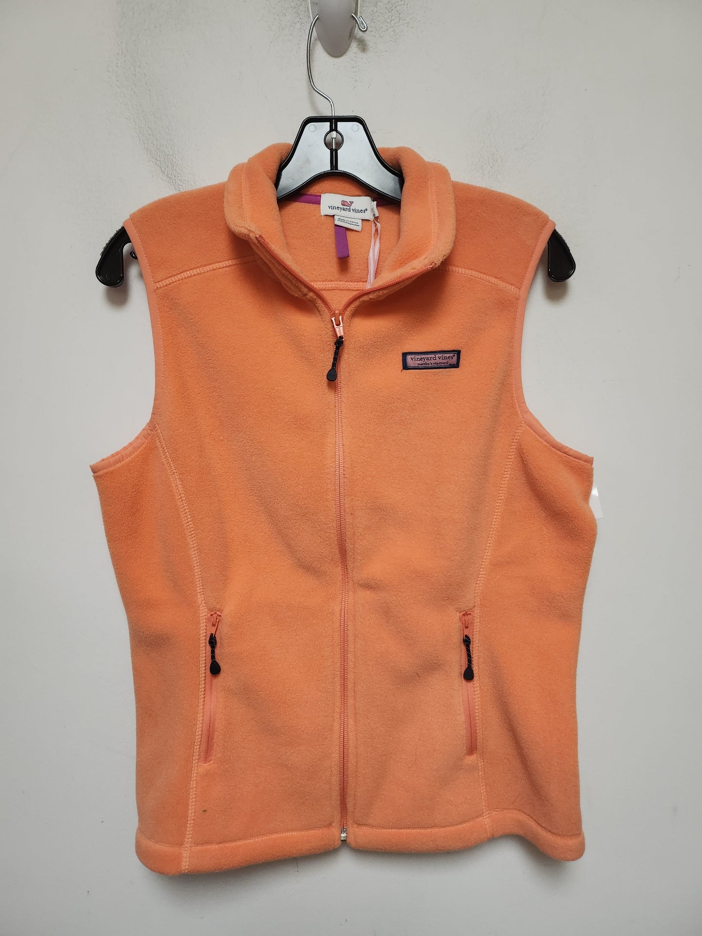 Vest Fleece By Vineyard Vines In Orange, Size: Xs