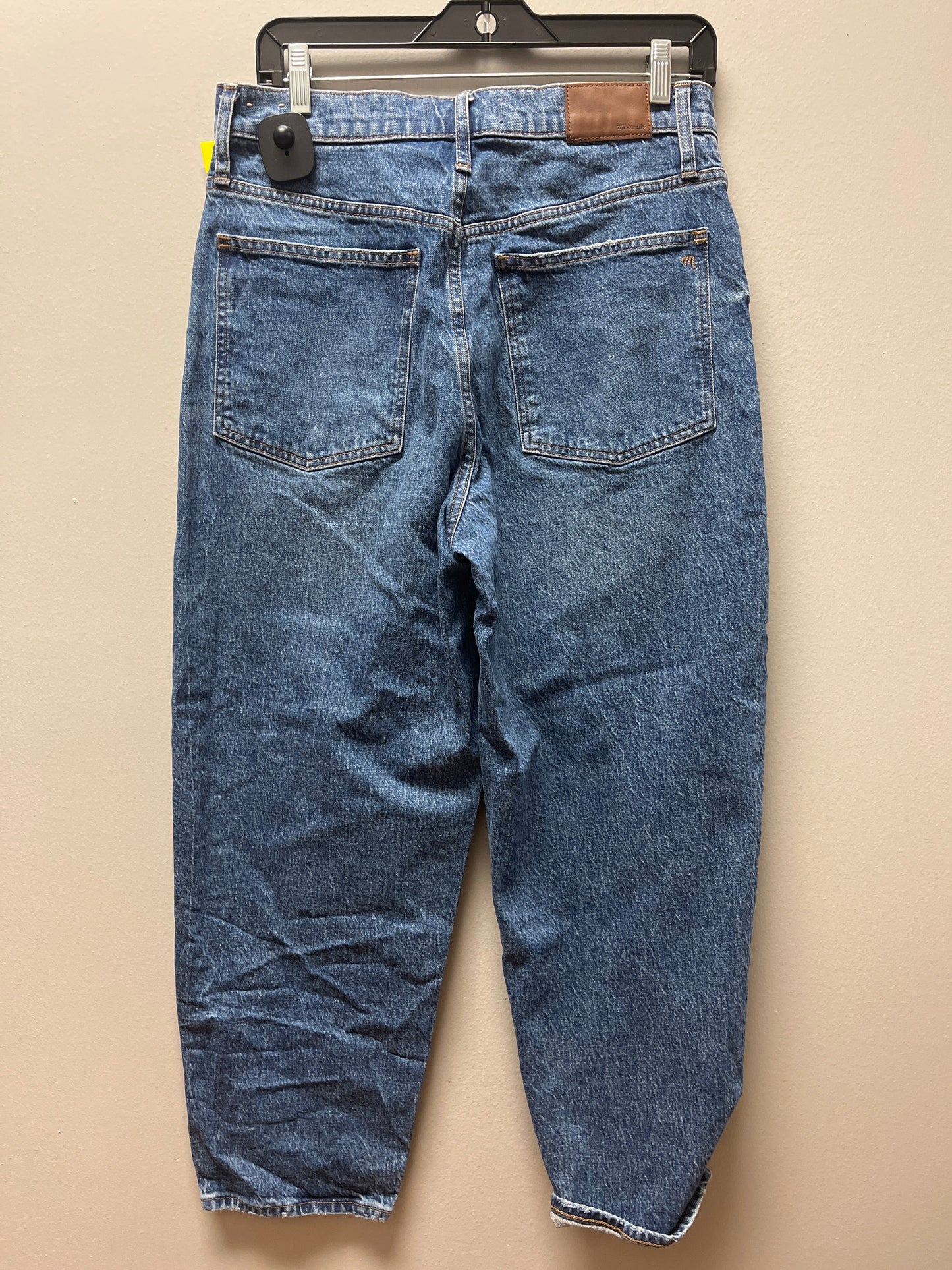 Jeans Straight By Madewell In Blue Denim, Size: 6