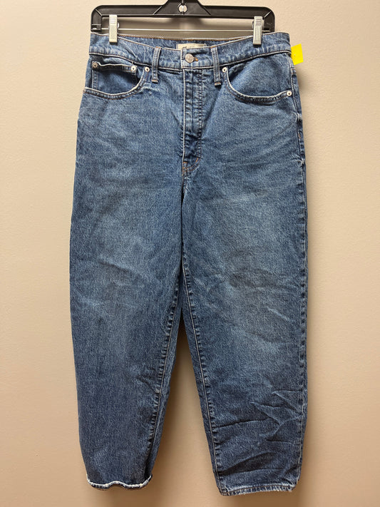 Jeans Straight By Madewell In Blue Denim, Size: 6