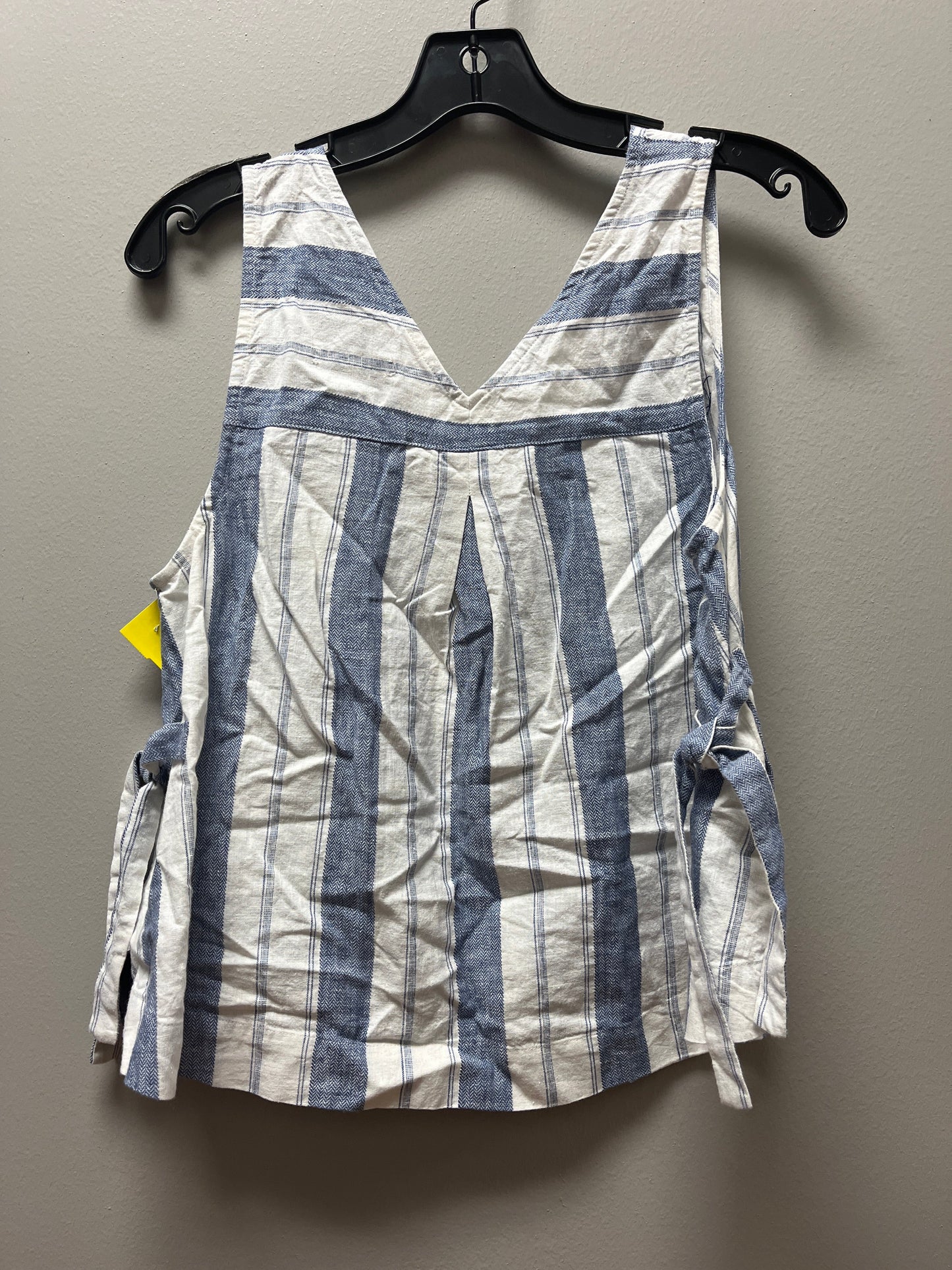 Top Sleeveless By Madewell In Striped Pattern, Size: S