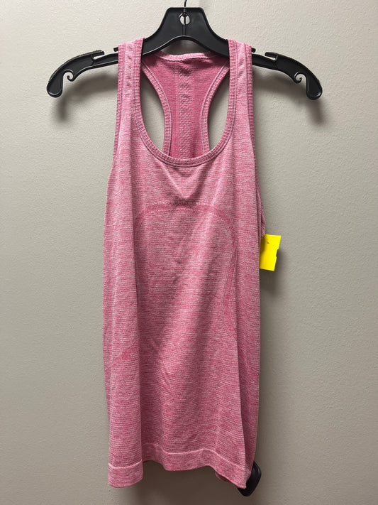 Athletic Tank Top By Lululemon In Pink, Size: M