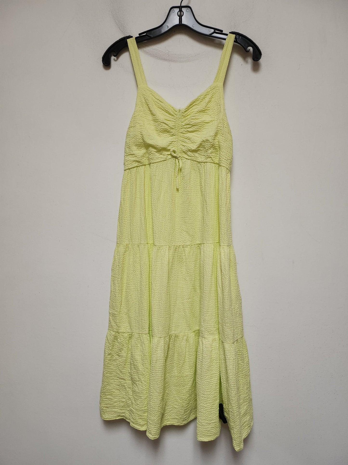 Dress Casual Short By Zara In Yellow, Size: L