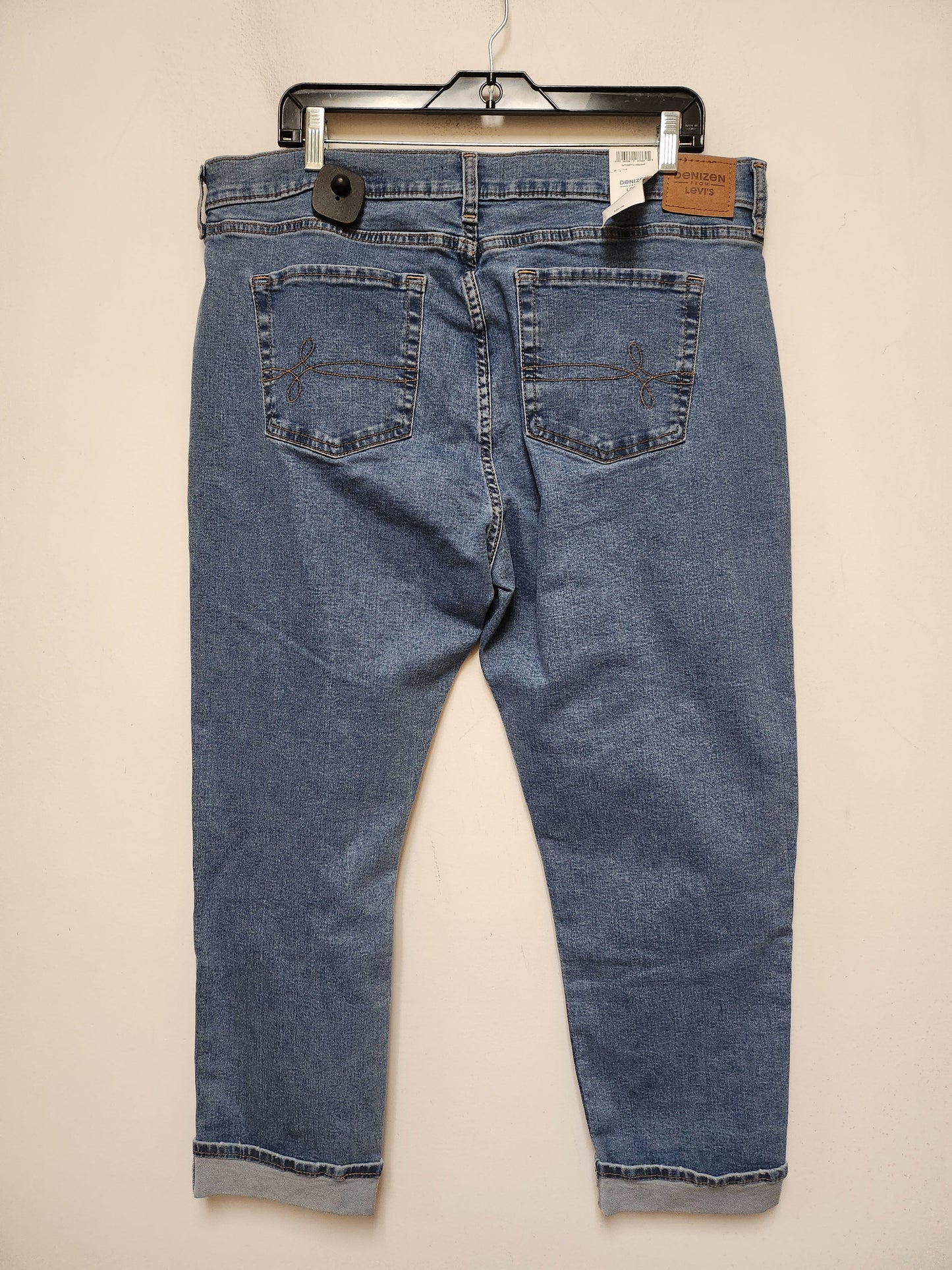 Jeans Boyfriend By Levis In Blue Denim, Size: 14