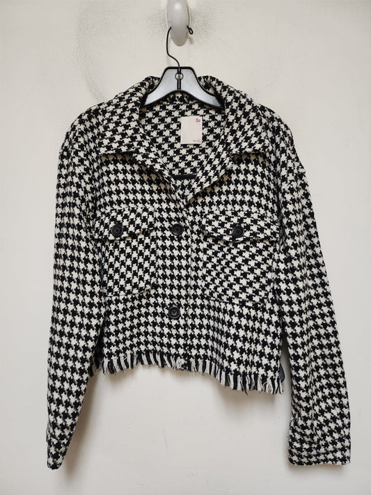 Blazer By So In Black & White, Size: L