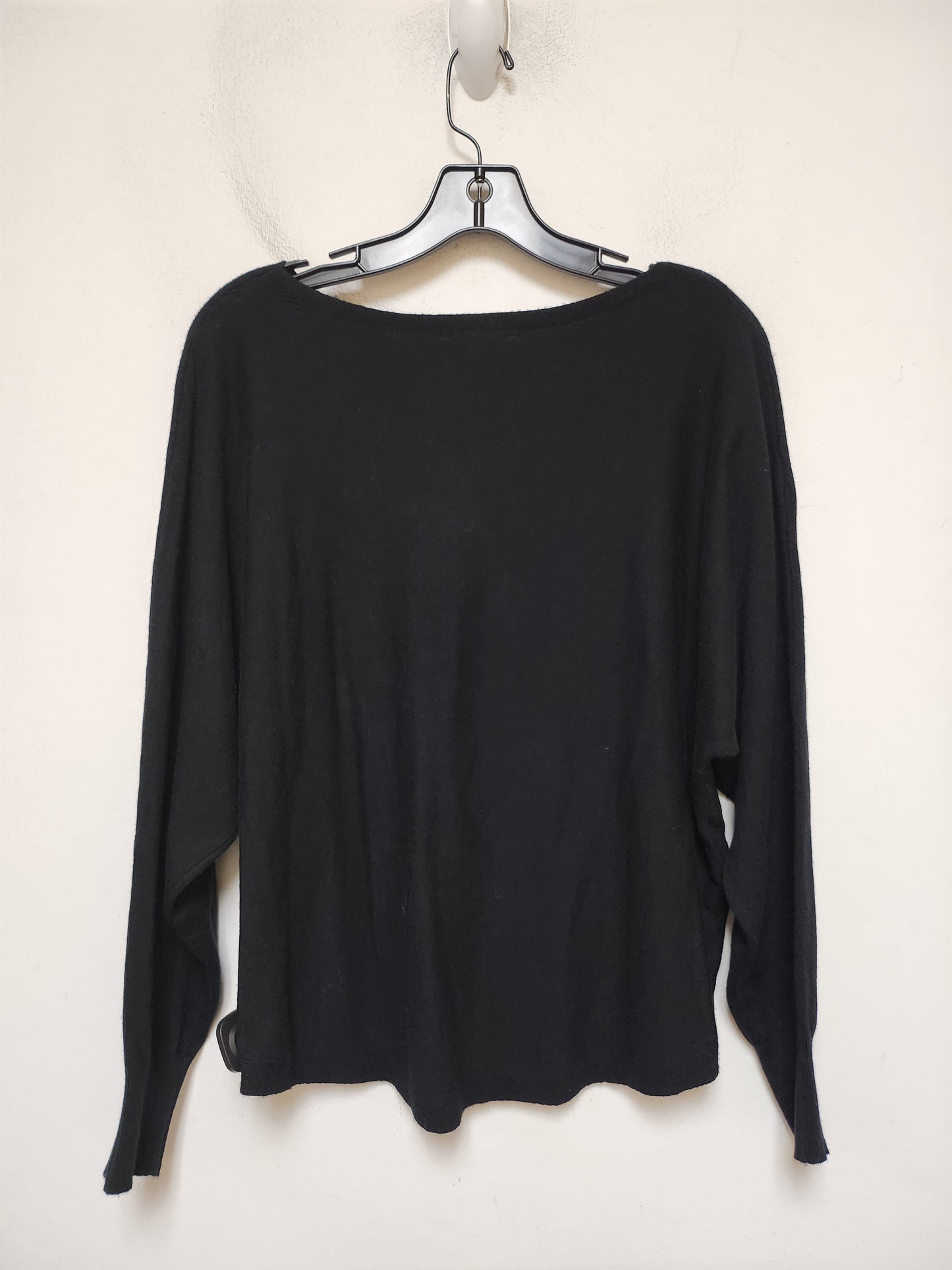 Sweater By Clothes Mentor In Black & Silver, Size: L