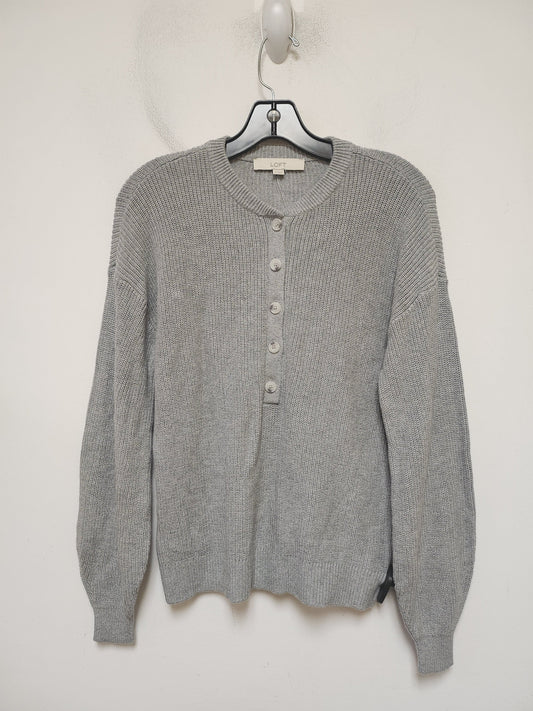 Sweater By Loft In Grey, Size: Xs