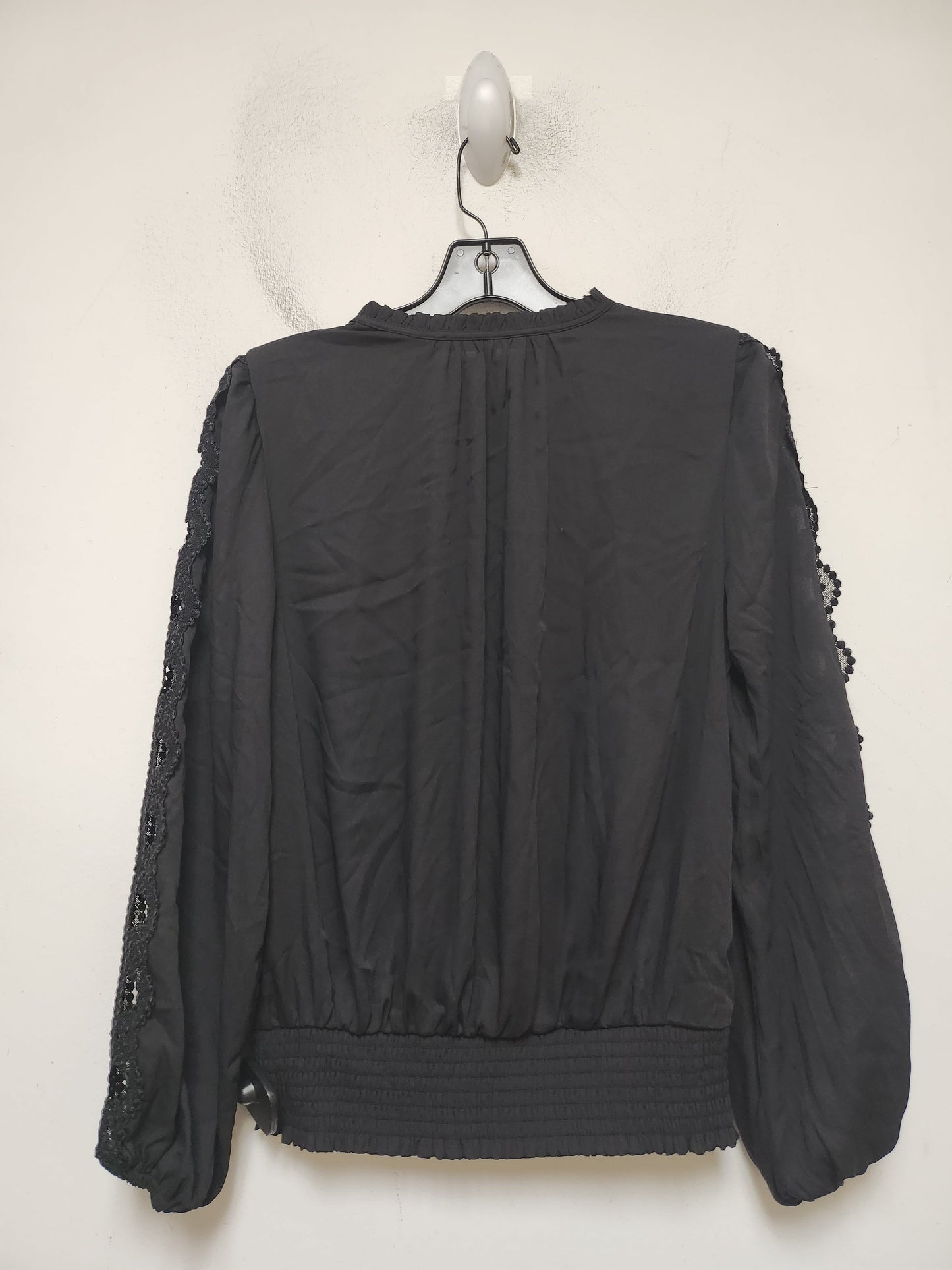 Top Long Sleeve By White House Black Market In Black, Size: Xs