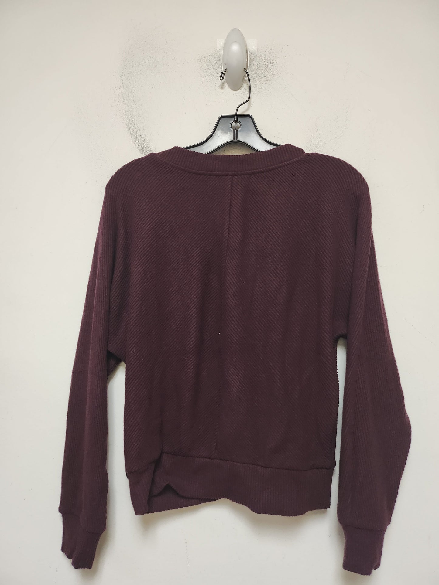 Top Long Sleeve By White House Black Market In Purple, Size: Xs