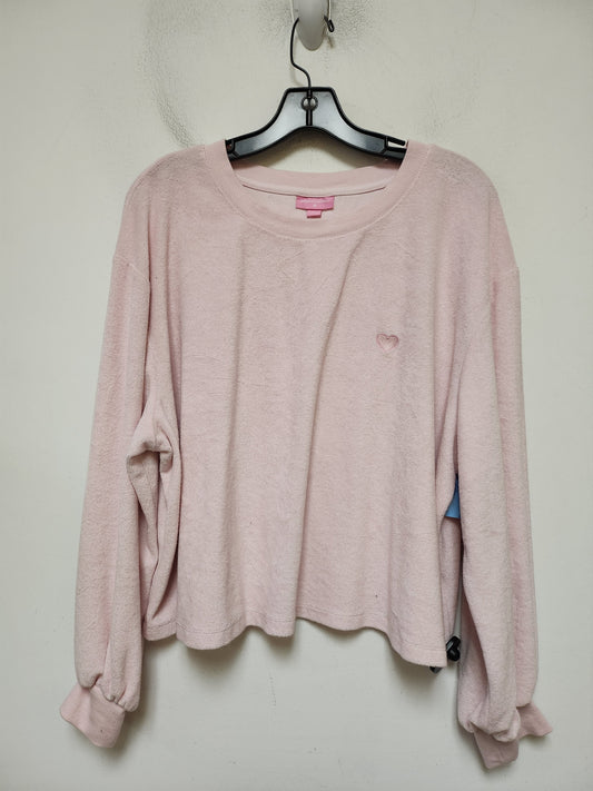 Sweatshirt Crewneck By Target-designer In Pink, Size: 1x