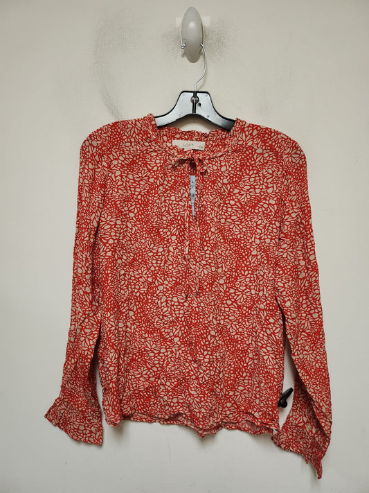 Top Long Sleeve By Loft In Red, Size: Xsp