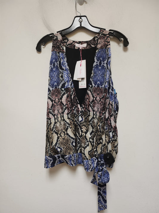 Top Sleeveless By Parker In Snakeskin Print, Size: M