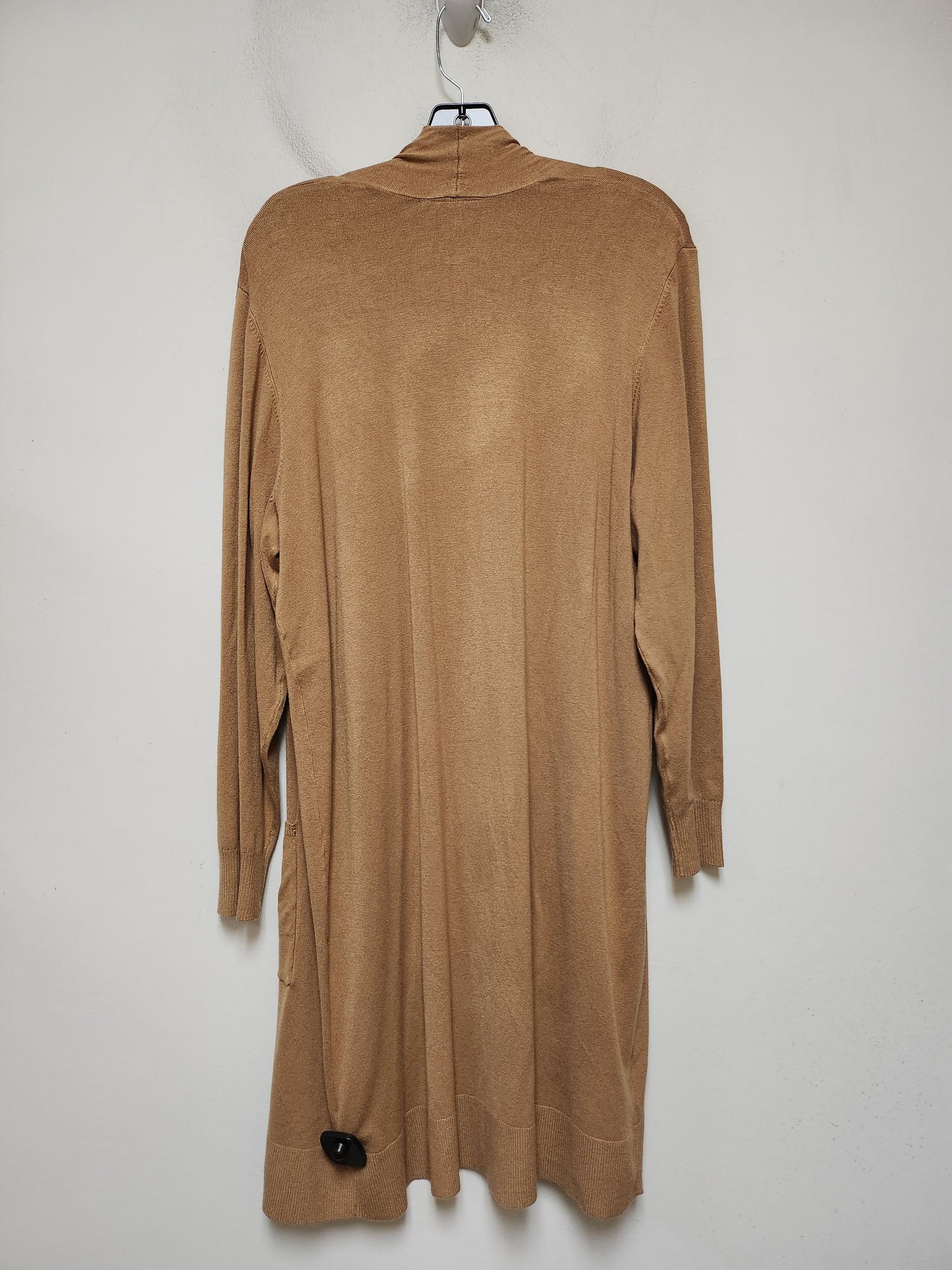 Sweater Cardigan By Lane Bryant In Tan, Size: Xl