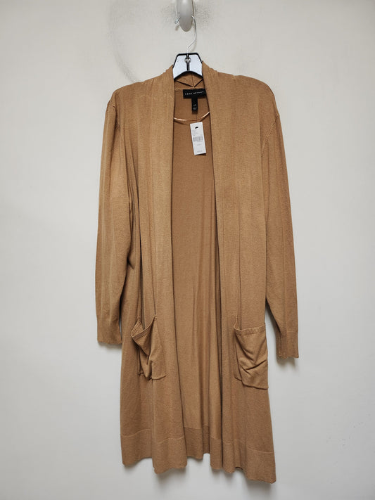 Sweater Cardigan By Lane Bryant In Tan, Size: Xl