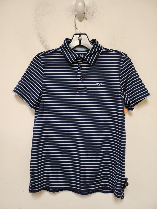 Athletic Top Short Sleeve By Vineyard Vines In Striped Pattern, Size: M