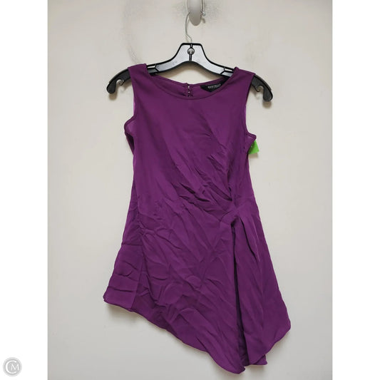 Top Sleeveless By White House Black Market In Purple, Size: Xs