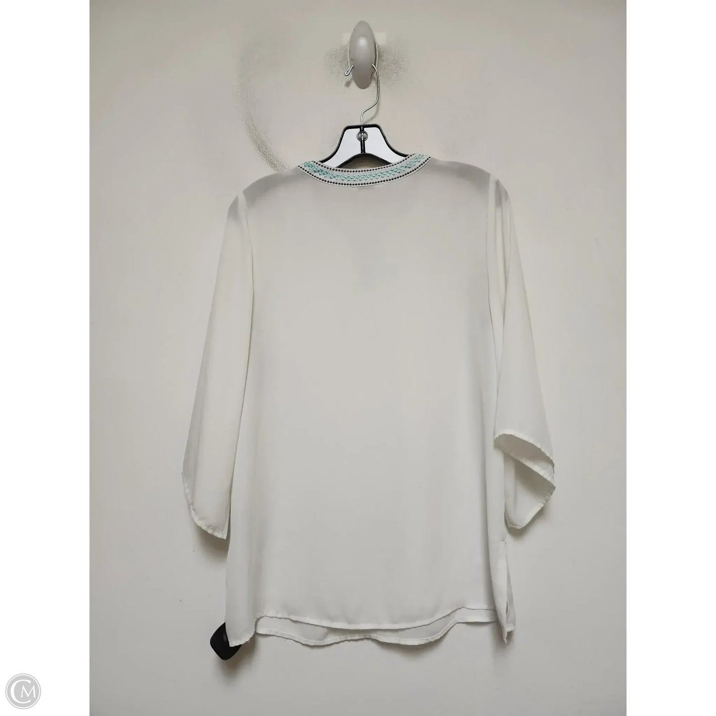 Top Short Sleeve By Ariat In White, Size: Xs