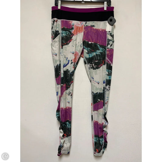 Athletic Leggings By Lululemon In Multi-colored, Size: 10