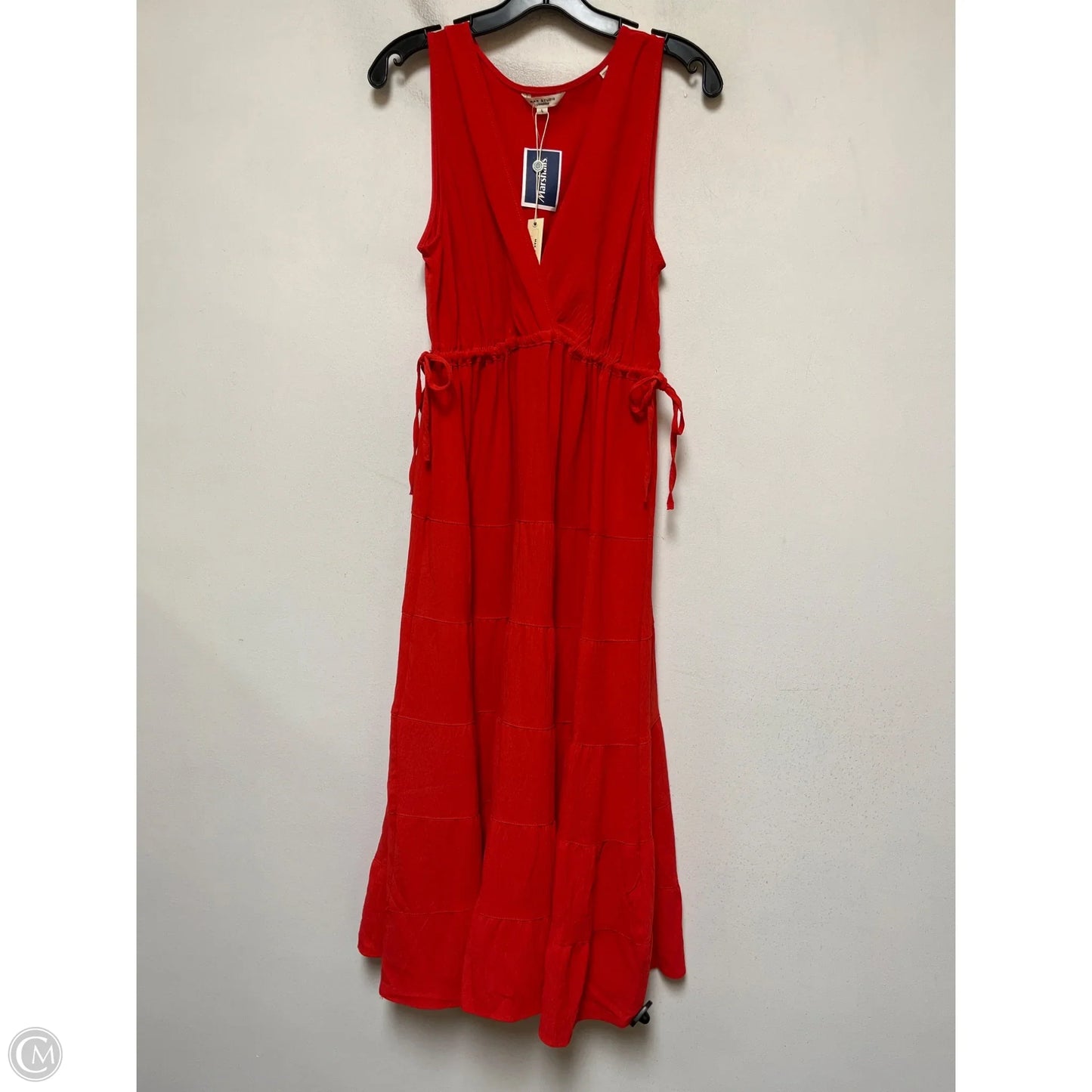 Dress Casual Maxi By Max Studio In Orange, Size: L
