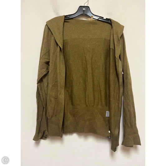 Sweatshirt Hoodie By Eileen Fisher In Green, Size: Xl