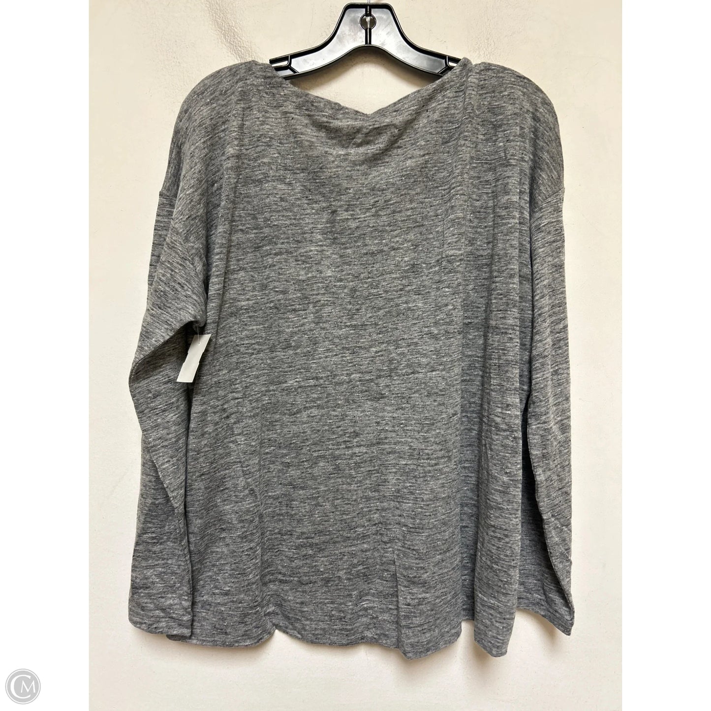 Top Long Sleeve By Eileen Fisher In Grey, Size: L