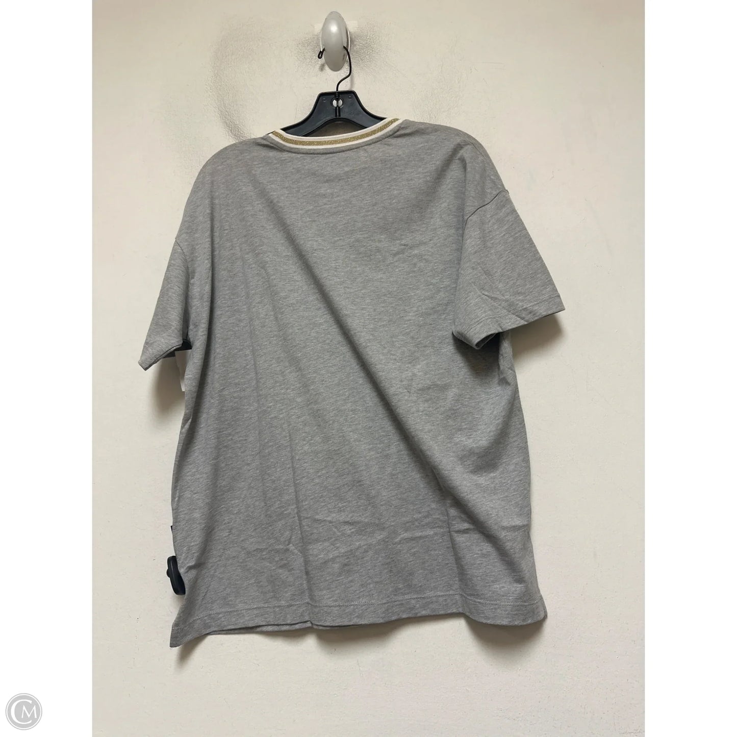 Top Short Sleeve Basic By Converse In Grey, Size: Xs