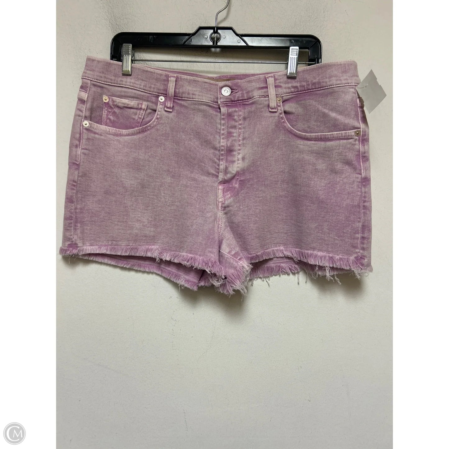 Shorts By 7 For All Mankind In Purple Denim, Size: 10