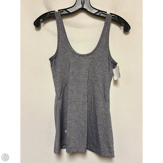 Athletic Tank Top By Lululemon In Grey, Size: S