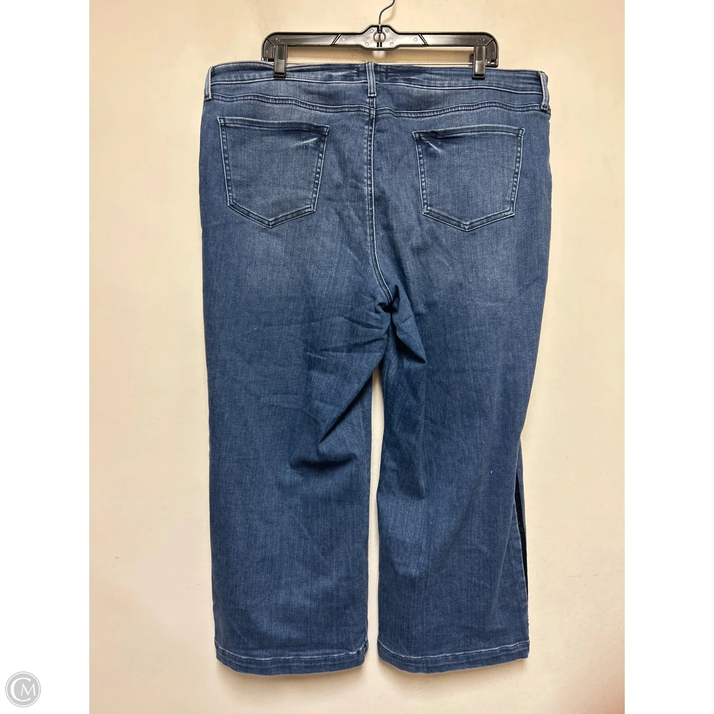 Jeans Wide Leg By Not Your Daughters Jeans In Blue Denim, Size: 18