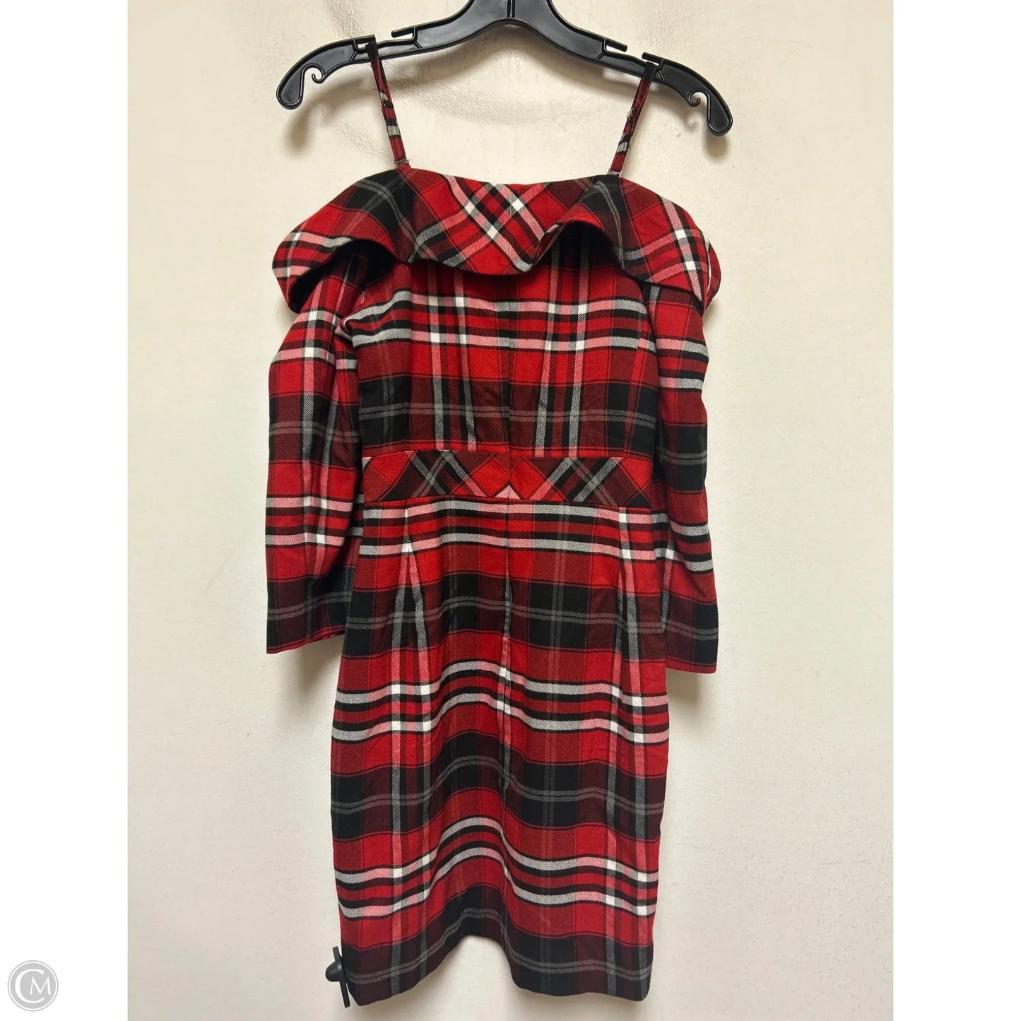Dress Casual Short By Venus In Plaid Pattern, Size: S