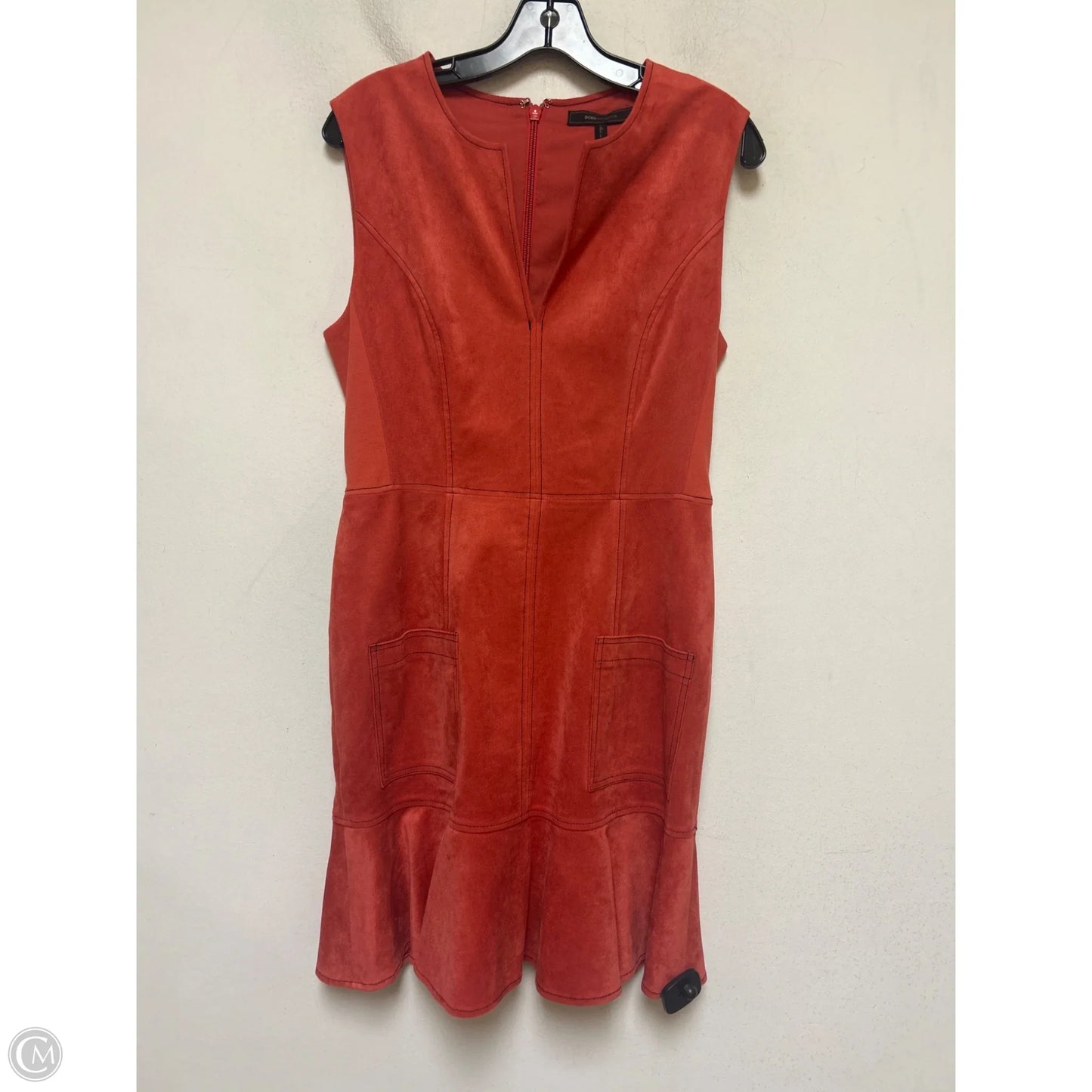 Dress Casual Short By Bcbgmaxazria In Red, Size: M